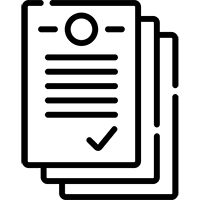 Plan approval document icon